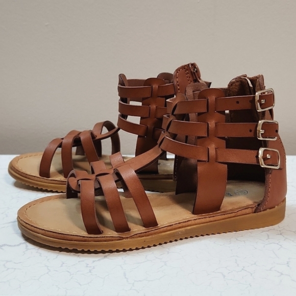 🔥FINAL💲⬇️Link Toddler Girl Gladiator Sandals, Size 10 ~ NWOT - Picture 3 of 9